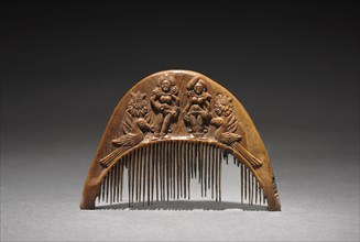 Comb, 2nd century BC to 1st century AD. India, Sunga Period, style of Chandraketugarh. Ivory;