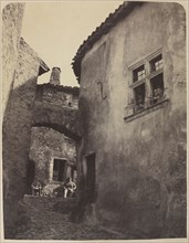View of a Village, late 1850s. Domini (French, 1829-1895). Albumen print from wax paper negative;