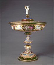 Covered Cup, 1844. Sèvres Porcelain Manufactory (French, est. 1740), Hyacinthe-Jean Regnier