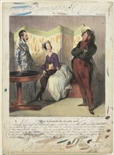 Plate 50 from 'Caricaturana' (Les Robert Macaire). Published in le Charivari, May 28, 1837:
