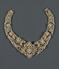 Necklace (Parure), c. 1850. England, 19th century. Seed pearl on Mother-of-Pearl; overall: 44.4 cm