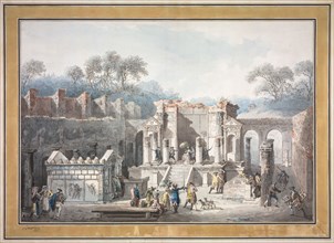 The Temple of Isis at Pompeii, 1788. Francesco Piranesi (Italian, 1758-1810), Louis Jean Desprez