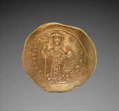 Scyphate Histamenon of Constantine X (obverse), 1059-1067. Byzantium, 11th century. Gold; diameter: