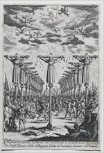 The Martyrs of Japan, 1600s. Jacques Callot (French, 1592-1635). Etching; sheet: 17.1 x 11.7 cm (6