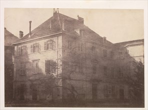 House in Pau, 1854. W.H.G. (French). Salted paper print from a paper negative; image: 24.4 x 34.4