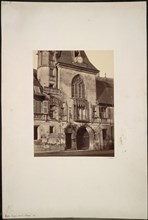Hotel Jacques Coeur at Bourges, c. 1865. Constant Alexandre Famin (French, 1827-1888). Albumen