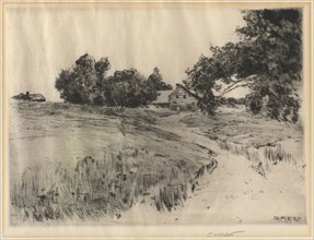 Cape Ann Farm, 1890. Charles Adams Platt (American, 1861-1933). Drypoint; sheet: 34.6 x 47.9 cm (13