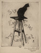 Six Etchings: Frontispiece, 1895. Paul Gachet (French, 1828-1909). Etching; sheet: 32.5 x 25 cm (12