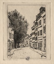 Six Etchings: Notre Dame, Pontoise, 1895. Paul Gachet (French, 1828-1909). Etching; sheet: 32.4 x