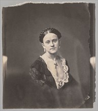 Mrs. John R. Johnston, before 1857. John R. Johnston (American, 1820-1872). Salted paper print from