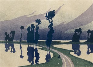The Deluge, 1893. Charles Guilloux (French, 1866-1946), L'Estampe Originale (blindstamp lower