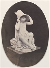 Statue of a Youth in Large Hat (from a John R. Johnston album), before 1857. Unidentified