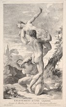 Rape of the Sabines, 1700s. Louis Desplaces (French, 1682-1739), after Charles Joseph Natoire