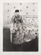 Fancy, 1877. Norbert Goeneutte (French, 1854-1894). Etching; sheet: 49.1 x 32.7 cm (19 5/16 x 12