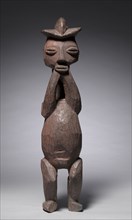 Male Figure, mid to late 1800s. Central Africa, Democratic Republic of the Congo, Hungaan, mid to