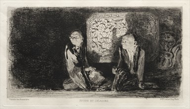 Ivory and Celadon, 1872. Jules Jacquemart (French, 1837-1880), Gazette des Beaux-Arts. Etching;
