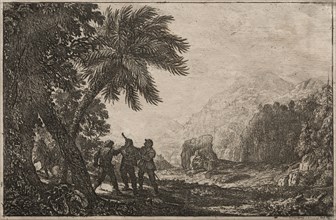 Landscape with Brigands, 1633. Claude Lorrain (French, 1604-1682). Etching; sheet: 13.8 x 20.8 cm
