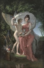 Erato, Muse of Lyrical Poetry, 1800. Charles Meynier (French, 1768-1832). Oil on canvas; overall:
