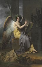 Clio, Muse of History, 1800. Charles Meynier (French, 1768-1832). Oil on canvas; framed: 290 x 192