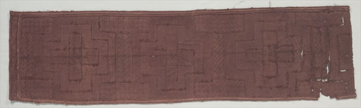 Fragment of Woman's overskirt (ncaka), late 1800s-early 1900s. Africa, Democratic Republic of the
