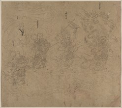 Album of Daoist and Buddhist Themes: Procession of Daoist Deities: Leaf 11