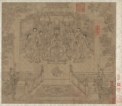 Album of Daoist and Buddhist Themes: Procession of Daoist Deities: Leaf 1, 1200s. China, Southern