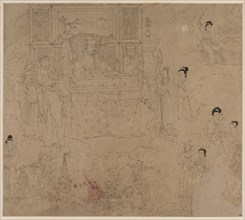 Album of Daoist and Buddhist Themes: Kings of Hells: Leaf 28, 1200s. China, Southern Song dynasty