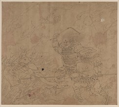 Album of Daoist and Buddhist Themes: Search the Mountain: Leaf 42, 1200s. China, Southern Song