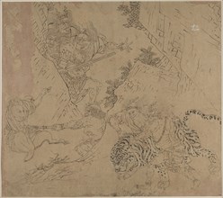 Album of Daoist and Buddhist Themes: Search the Mountain: Leaf 43, 1200s. China, Southern Song