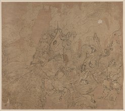 Album of Daoist and Buddhist Themes: Search the Mountain: Leaf 49, 1200s. China, Southern Song