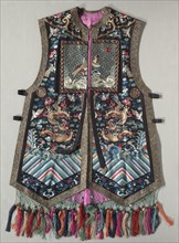 Woman's Bridal Dress, Tabard, 1800s. China, Qing Dynasty, late 19th century. Embroidery: silk,