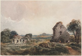 Neath Abbey, c. 1840s. Peter De Wint (British, 1784-1849). Watercolor with traces of graphite