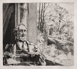 Portrait of Meyer Heine, 1860s. Félix Bracquemond (French, 1833-1914), A. Cadart & Bard Hausmann,