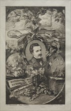 Frontispiece for "New Works of Champfleury, The Friends of Nature:" Portrait of Champfleury, after