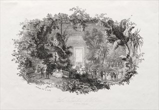 The Winter Garden, 1842-1843. Charles François Daubigny (French, 1817-1878). Etching; sheet: 19.1 x