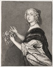 Cecilia, Lady Killigrew. Robert Gaywood (British, 1650-1711). Etching; sheet: 25 x 19.5 cm (9 13/16