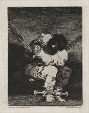 The Little Prisoner. Francisco de Goya (Spanish, 1746-1828). Etching; sheet: 26.2 x 17.7 cm (10