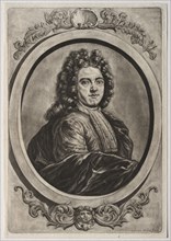 Self-Portrait. Arnoud van Halen (Dutch, 1673-1732). Mezzotint; sheet: 26.3 x 18.4 cm (10 3/8 x 7