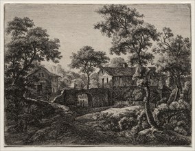 A Gateway. Anthonie Waterloo (Dutch, 1609/10-1690). Etching; sheet: 15.6 x 20.5 cm (6 1/8 x 8 1/16