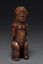 Figurine, probably 1800s. Central Africa, Democratic Republic of the Congo, Lega, probably 19th