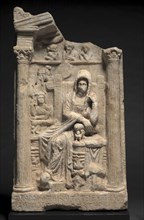 Grave Stele (Relief), c. 50 BC. Southern Asia Minor, Pamphylia, Hellenistic Greek, 1st century BC.