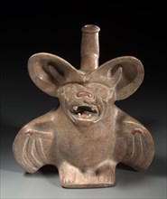 Mastiff (Dog-Faced) Bat Vessel, 200-850. Central Andes, North Coast, Moche people, Early