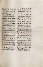 Missale: Fol. 112: contains some music as part of Palm Sunday liturgy, 1469. Bartolommeo Caporali