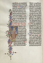 Missale: Fol. 124v: Christ holding the Cross, 1469. Bartolommeo Caporali (Italian, c. 1420-1503),