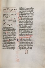 Missale: Fol. 129: contains music for "Hely Hely Lama etc." within St. Mattion Passion, 1469.