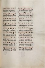 Missale: Fol. 177: Music for various ordinary prayers, 1469. Bartolommeo Caporali (Italian, c.