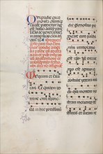 Missale: Fol. 178v: Music for various ordinary prayers, 1469. Bartolommeo Caporali (Italian, c.