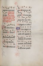 Missale: Fol. 179: Music for various ordinary prayers, 1469. Bartolommeo Caporali (Italian, c.
