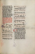 Missale: Fol. 180: Music for various ordinary prayers, 1469. Bartolommeo Caporali (Italian, c.