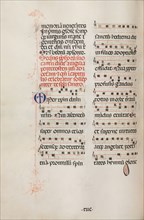 Missale: Fol. 180v: Music for various ordinary prayers, 1469. Bartolommeo Caporali (Italian, c.